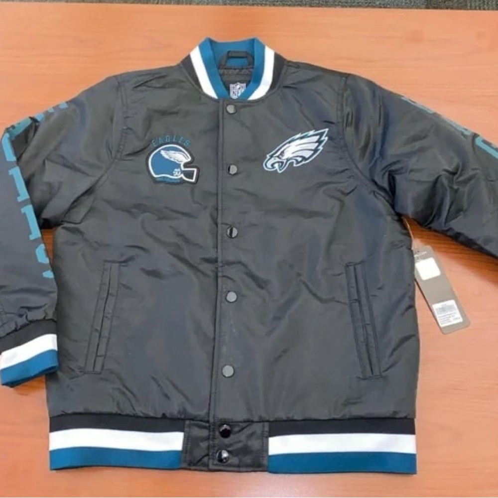 Boys Size 14-16 Philadelphia Eagles Varsity Jacket